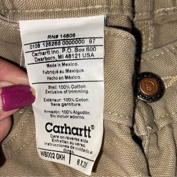 Carhartt Women's Rugged Professional Series  Flex Loose Fit Canvas Work Pant - Picture 3 of 4